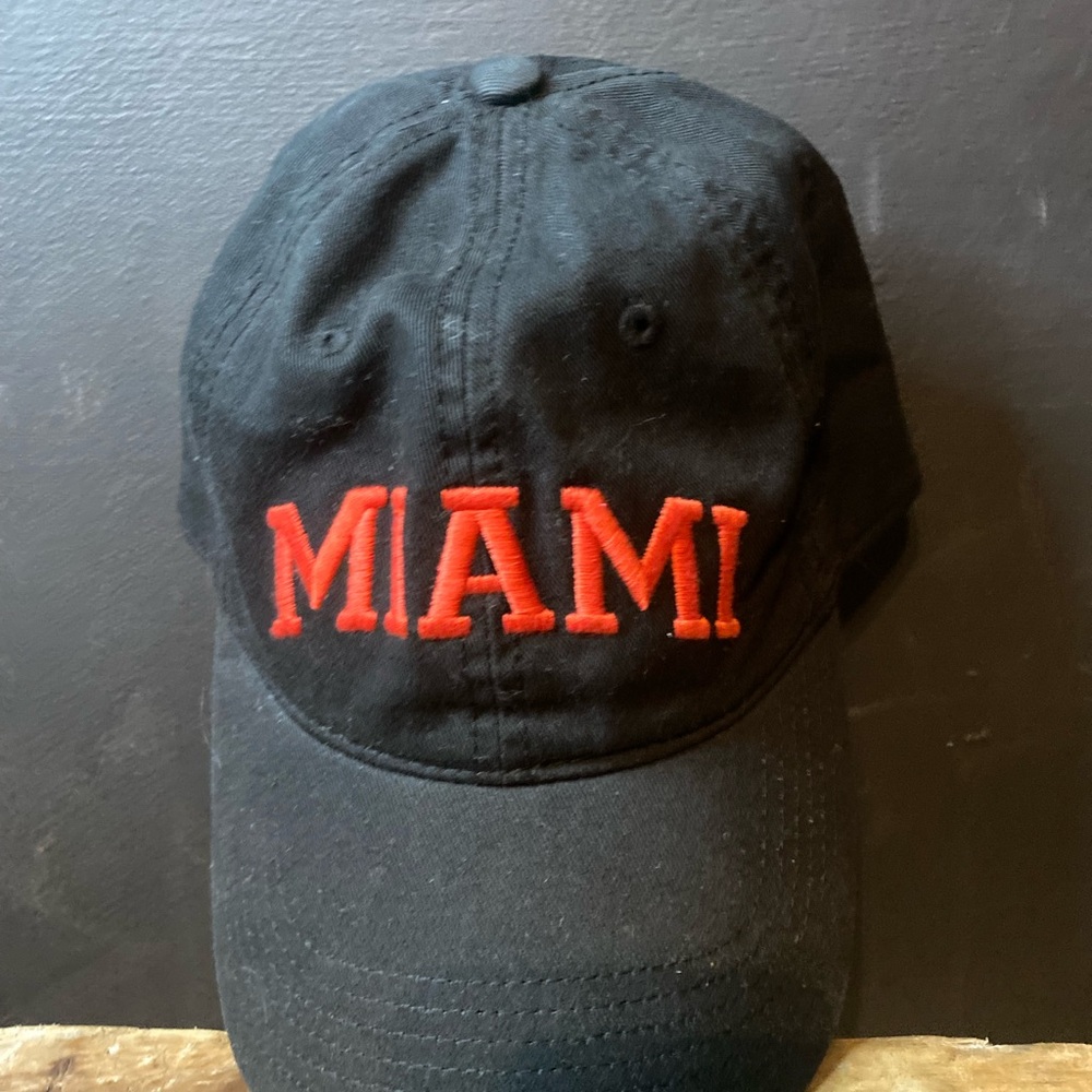Black and Red Miami Cap